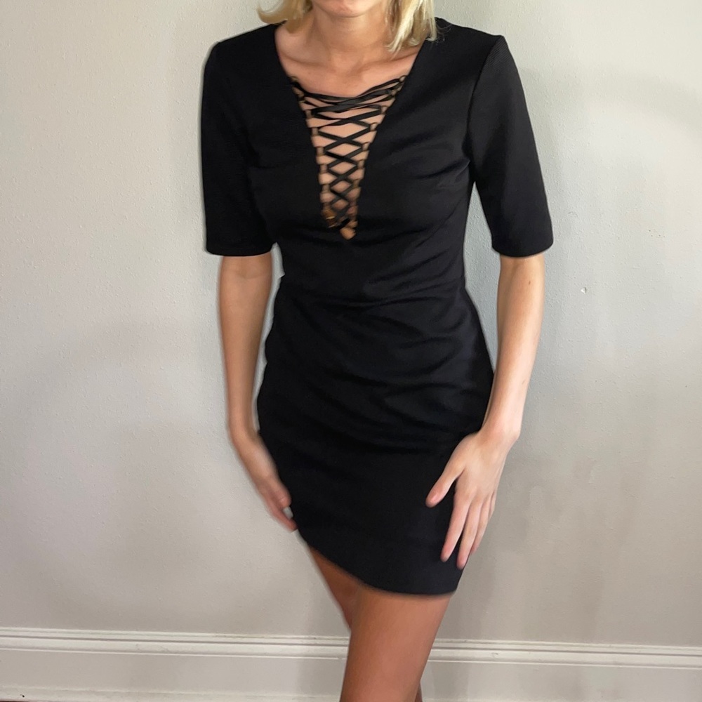 black dress